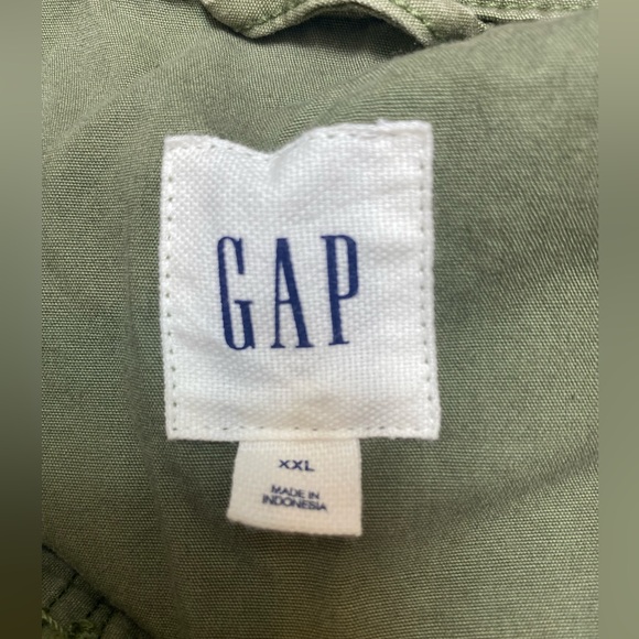 Gap Women green utility safari jacket for casual or any wear, size xxl - Picture 10 of 16